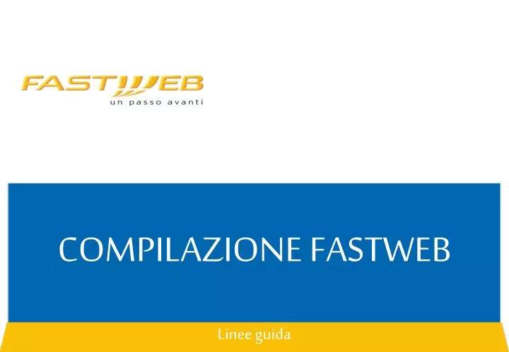 compilazione fastweb