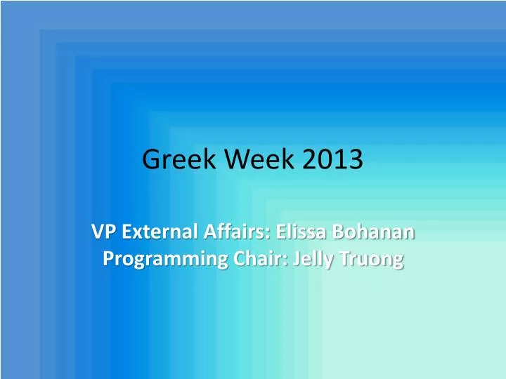 greek week 2013