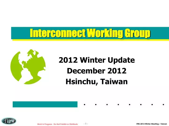 interconnect working group