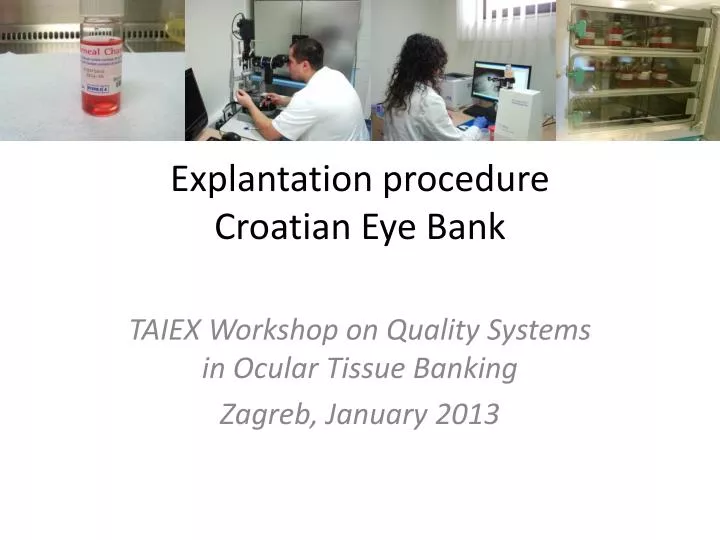 explantation procedure croatian eye bank