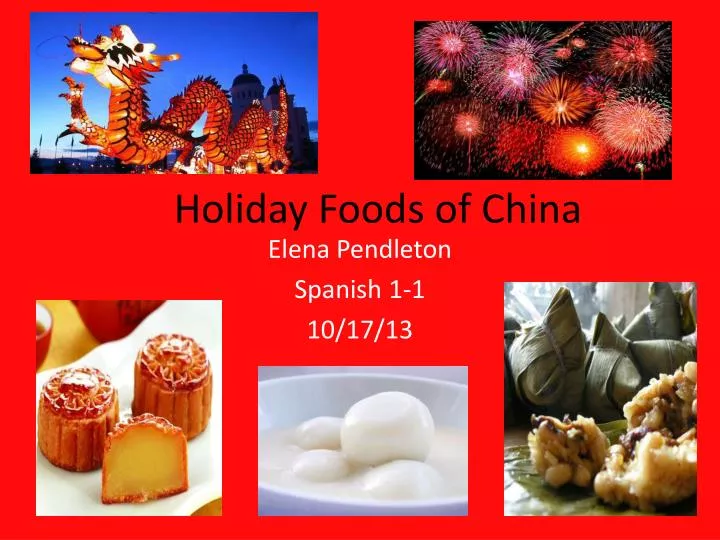 holiday foods of china