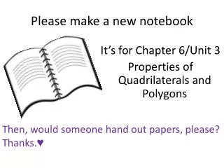 Please make a new notebook