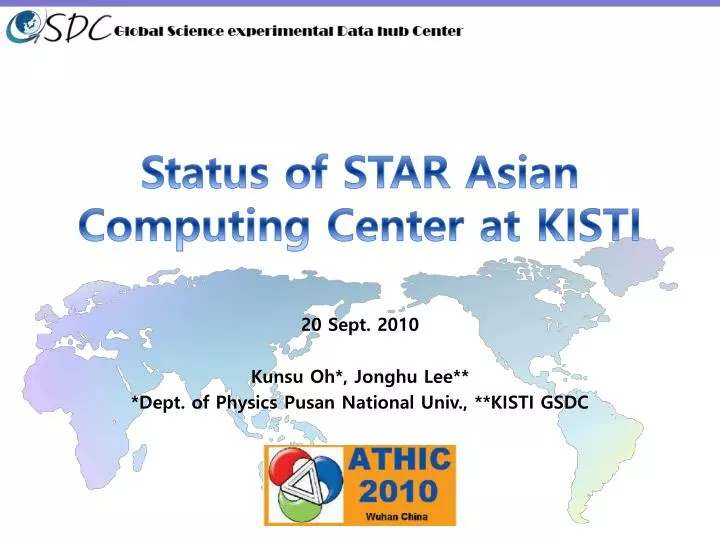 status of star asian computing center at kisti