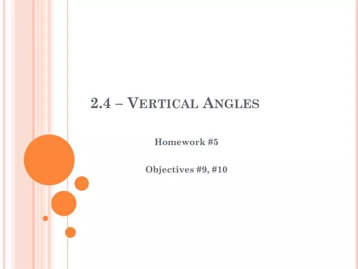 2 4 vertical angles