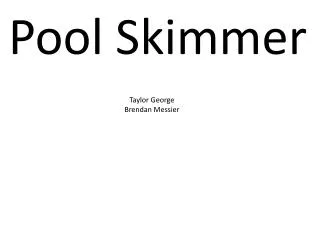 Pool Skimmer