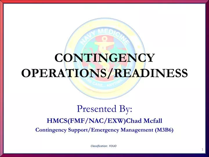 contingency operations readiness