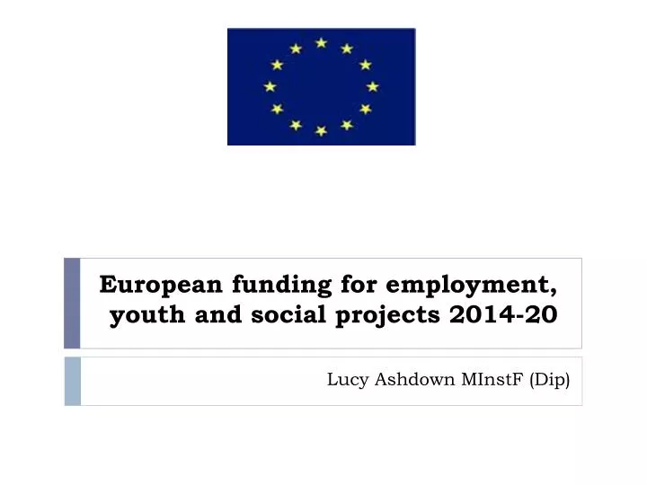 european funding for employment youth and social projects 2014 20