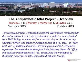 The Antipsychotic Atlas Project - Overview