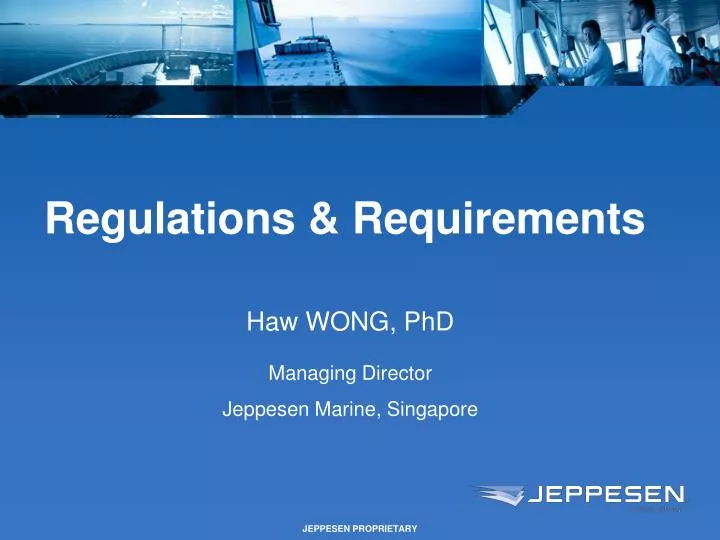 regulations requirements