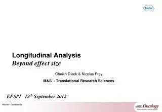 Longitudinal Analysis Beyond effect size