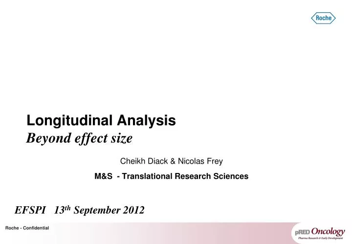 longitudinal analysis beyond effect size