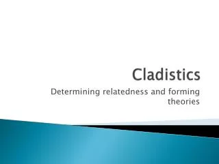 cladistics