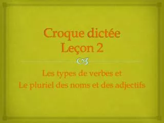 croque dict e le on 2