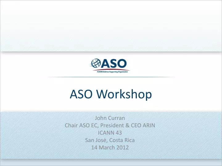 aso workshop