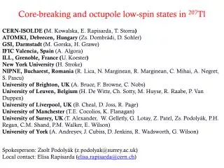 Core-breaking and octupole low-spin states in 207 Tl