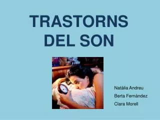 trastorns del son