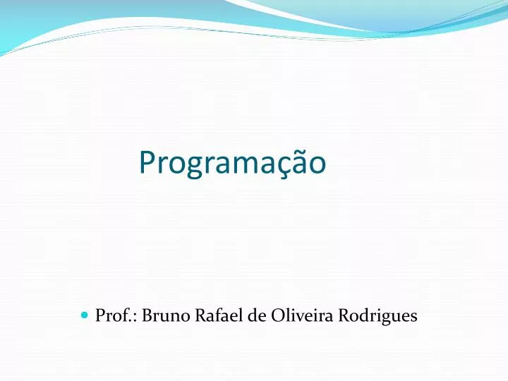 programa o