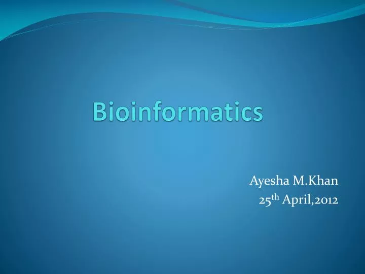 bioinformatics