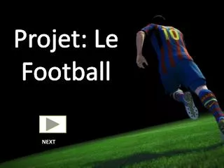 Projet : Le Football