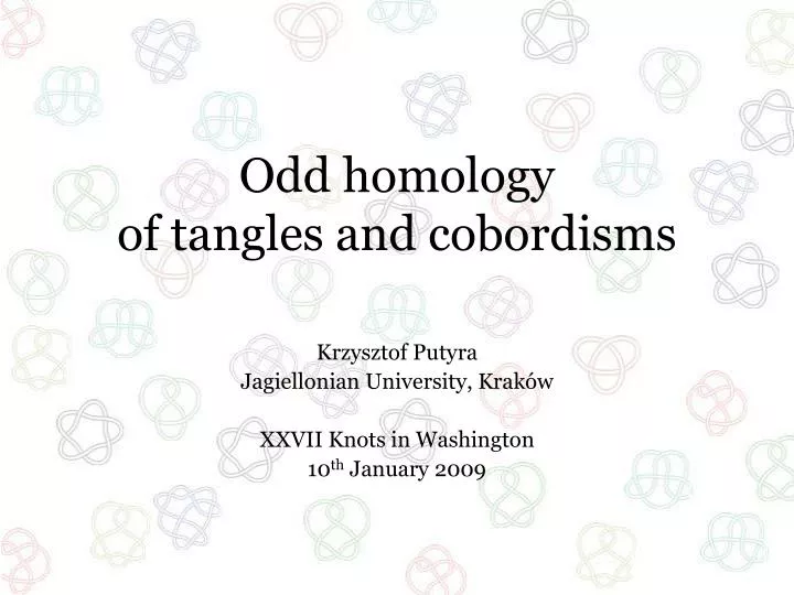 odd homology of tangles and cobordisms