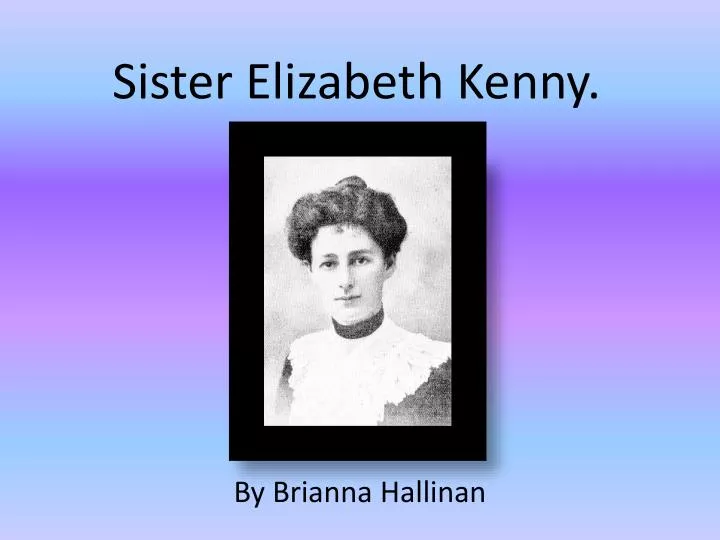 sister elizabeth kenny