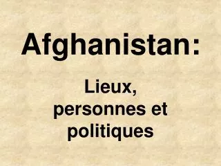 afghanistan