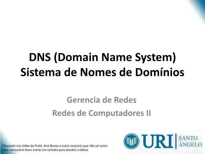dns domain name system sistema de nomes de dom nios