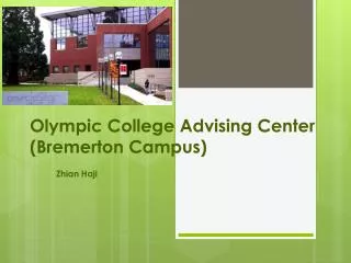Olympic College Advising Center (Bremerton Campus)