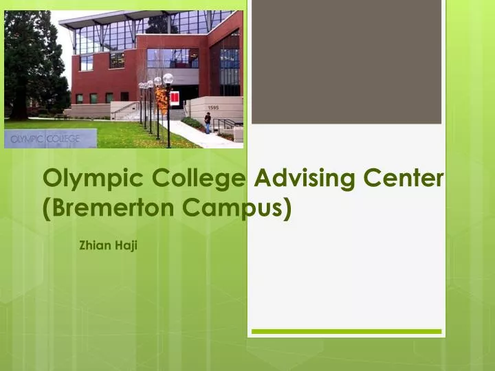 olympic college advising center bremerton campus