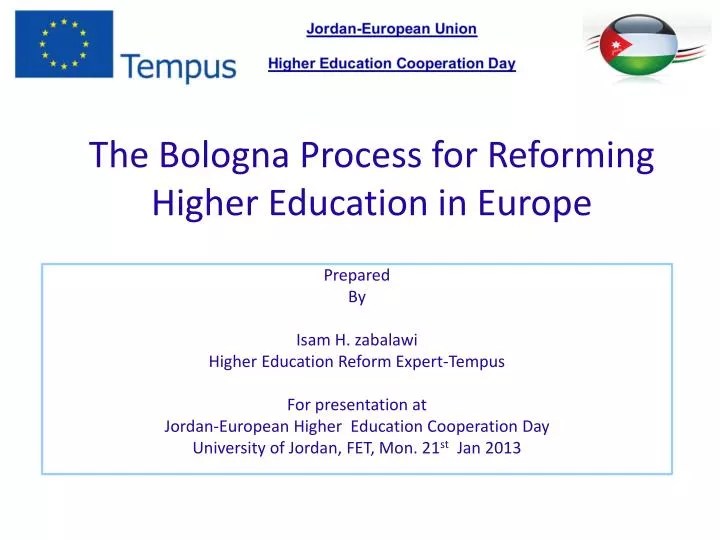 the bologna process for reforming higher education in europe