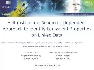 A Statistical and Schema Independent Approach to Identify Equivalent Properties on Linked Data