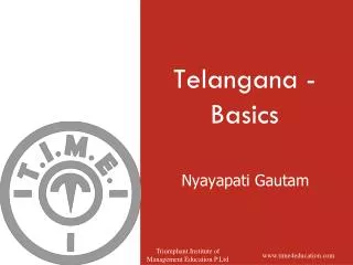 Telangana - Basics