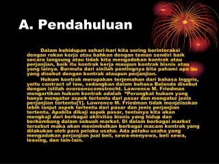 a pendahuluan