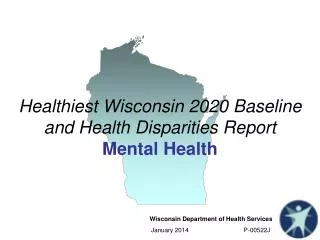Healthiest Wisconsin 2020 Baseline and Health Disparities Report Mental Health