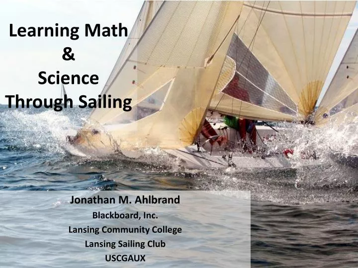 learning math science through sailing