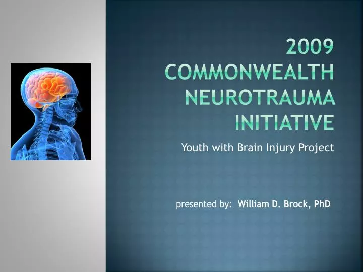 2009 commonwealth neurotrauma initiative