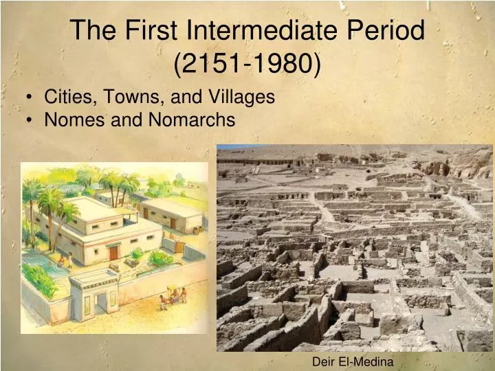 the first intermediate period 2151 1980