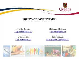 EQUITY AND INCLUSIVENESS