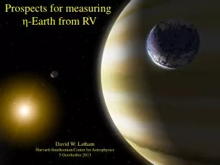 Prospects for measuring ? -Earth from RV