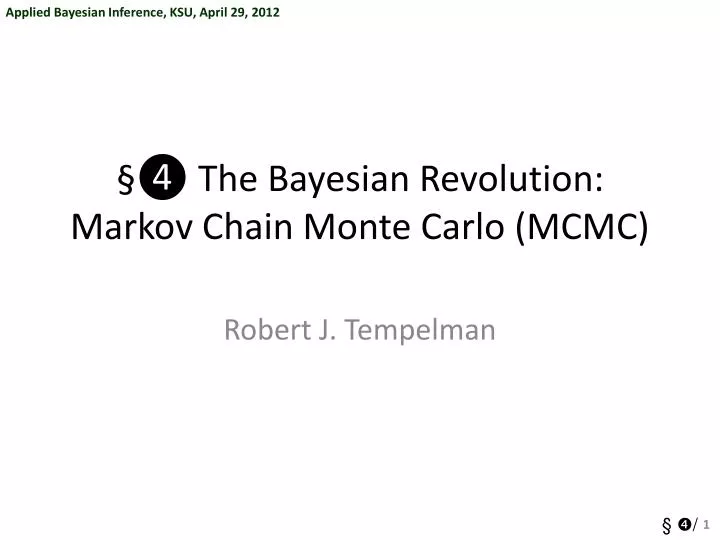 the bayesian revolution markov chain monte carlo mcmc