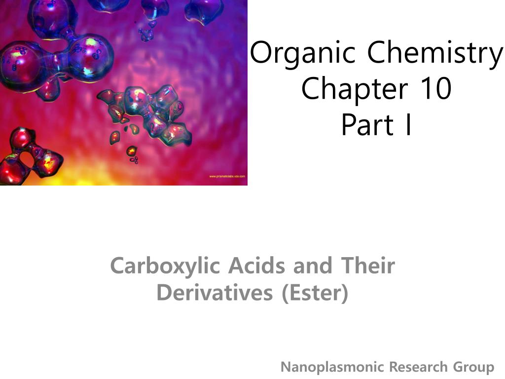PPT - Organic Chemistry Chapter 10 Part I PowerPoint Presentation, free ...