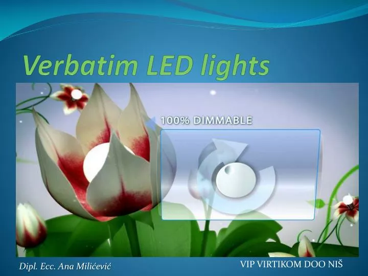 verbatim led lights