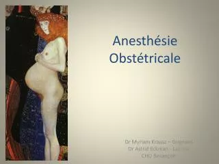 anesth sie obst tricale
