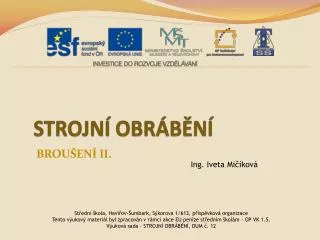strojn obr b n