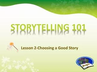 Storytelling 101