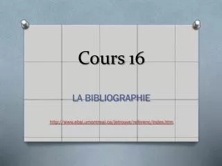 cours 16