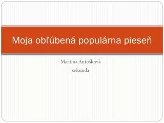moja ob ben popul rna piese