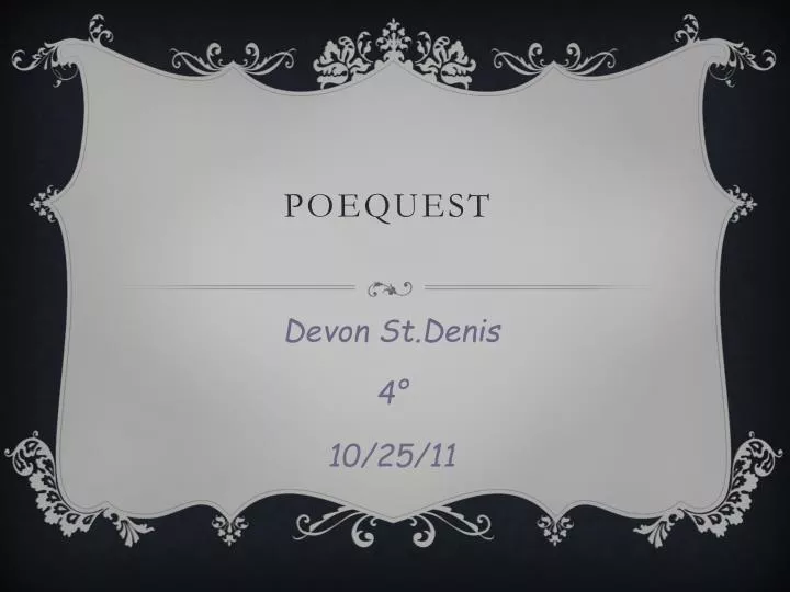 poequest