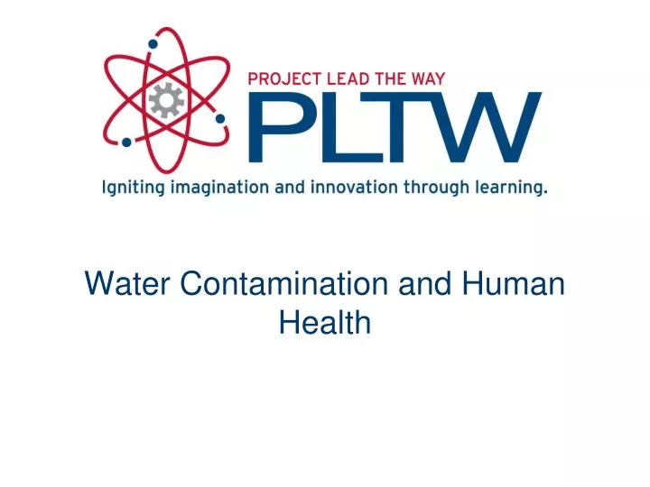 water contamination and human health