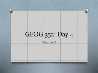 geog 352 day 4